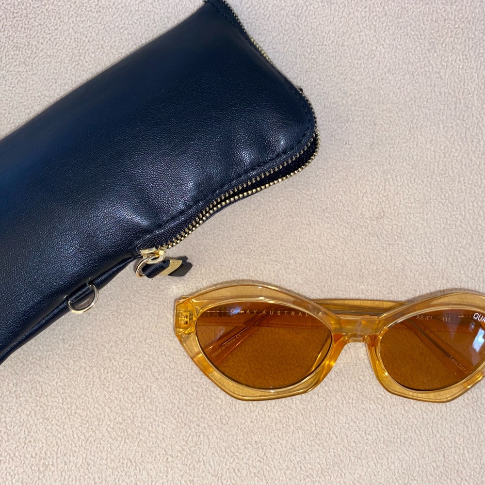 Yellow Hexagonal Quay Glasses